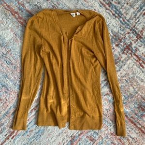 Gap Mustard Yellow Women’s Cardigan Small